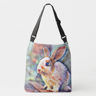 Sac Ajustable lapin aquarell