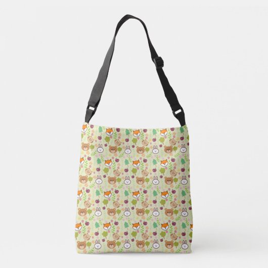 Sac Ajustable lapin, chat, renard, ours motif (Dos)