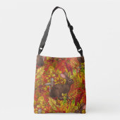 Sac Ajustable Lapin d'automne en rouge (Dos)
