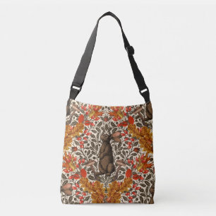 Sac Ajustable Lapin d'automne sur blanc