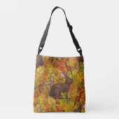 Sac Ajustable Lapin d'automne sur ocre (Dos)