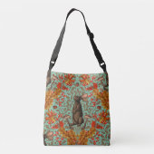 Sac Ajustable Lapin d'automne sur vert clair (Dos)