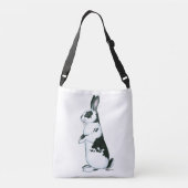 Sac Ajustable Lapin : Noir et Blanc (Dos)