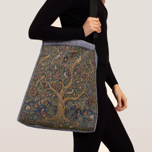 Sac Ajustable "L'Arbre de Vie" de William Morris. (De près)