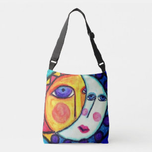 Sac Ajustable L'art Abstrait du soleil et de la lune