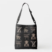 Sac Ajustable L'art tribal africain Abstrait (Dos)