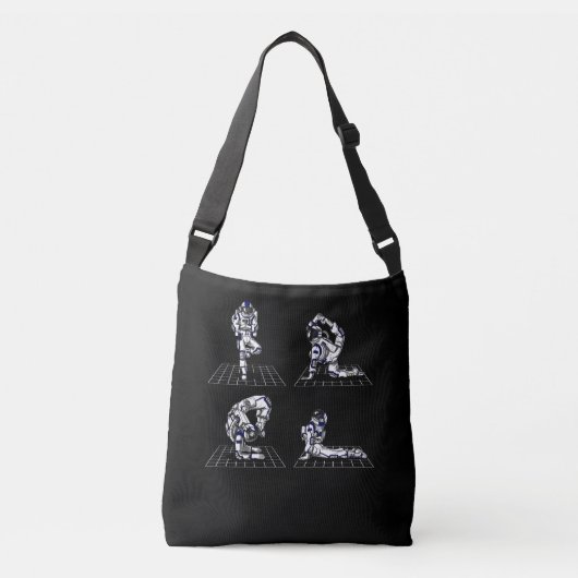 Sac Ajustable L'astronaute spatial Yoga Poses (Devant)