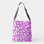 Sac Ajustable Lavande Empreinte de léopard blanche (Dos)