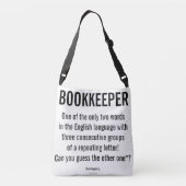 Sac Ajustable Le "comptable est un mot unique " (Dos)