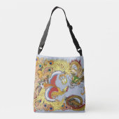 Sac Ajustable Le dragon chinois et le phoenix d'or (Dos)