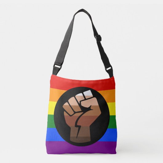 Sac Ajustable Le drapeau de couleur des personnes queer de Slipp (Devant)