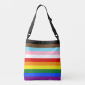 Sac Ajustable Le drapeau de fierté à onze bandes de SlipperyJoe' (Dos)