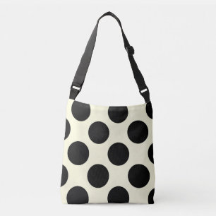Sac Ajustable Le grand pois conçoit noir et blanc