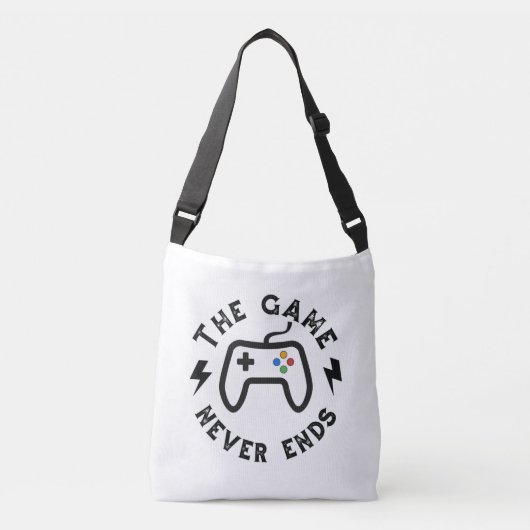Sac Ajustable Le jeu n'est jamais fini (Devant)