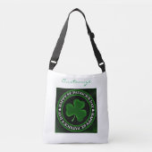 Sac Ajustable le jour de St Patrick vert de shamrock (Devant)
