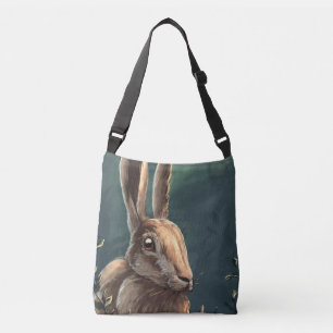 Sac Ajustable Le lièvre sauvage en forêt