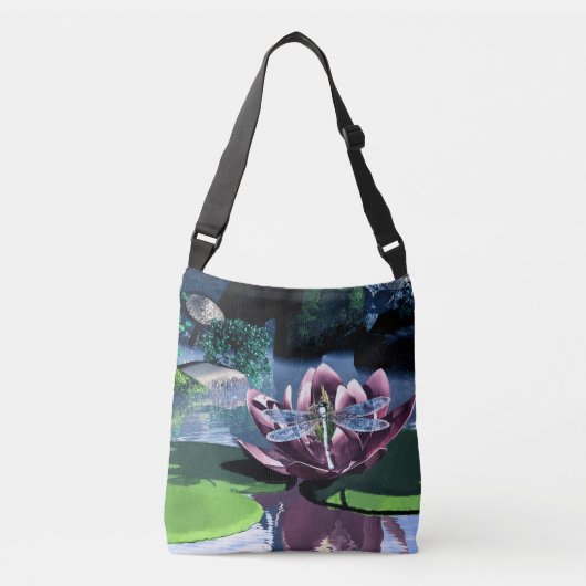 Sac Ajustable Le Lotus et la libellule (Devant)