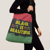 Sac Ajustable Le noir est beau thème africain Afrique Noir (De près)