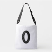 Sac Ajustable Le nombre zéro (0) en noir (Devant)