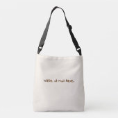 Sac Ajustable Le rap de chat par Aleta (Dos)