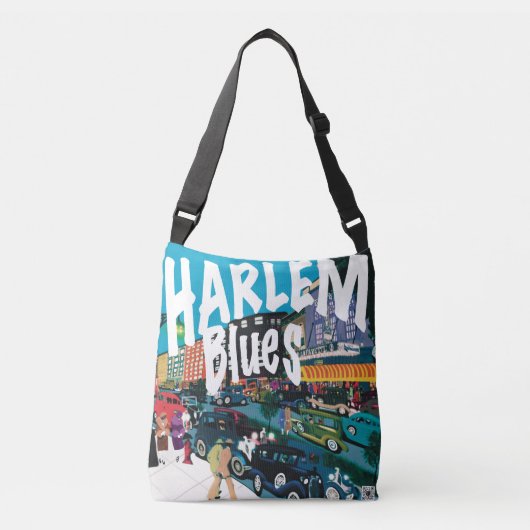 Sac Ajustable Le rythme de Harlem Blues Crossbody Bag (Devant)