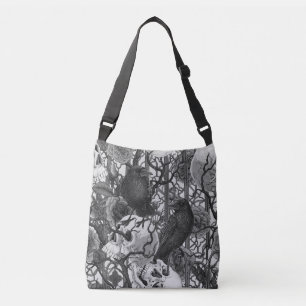 Sac Ajustable Le secret de Raven. Illustration gothique sombre e