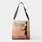 Sac Ajustable Le volley-ball me rencontre sur le Net (Devant)