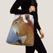 Sac Ajustable L'écureuil rouge qui a collé autour (De près)