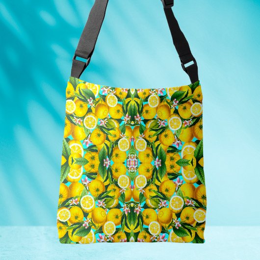 SAC AJUSTABLE LEMONS TROPICALES FOURRE-TOUT CROSS CORPS BAG