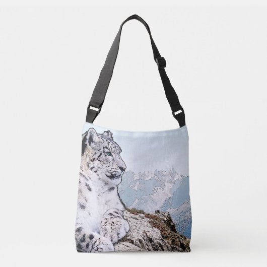 Sac Ajustable Léopard de neige (Devant)