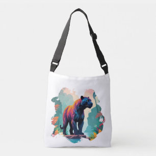 Sac Ajustable Leopard Vector Art Animal Dans La Nature Majestueu