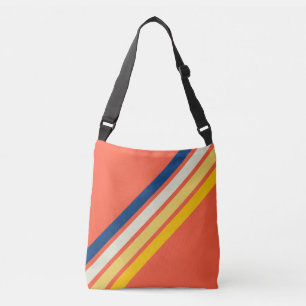 Sac Ajustable Les années 70 coloré 80s Retro Stripes
