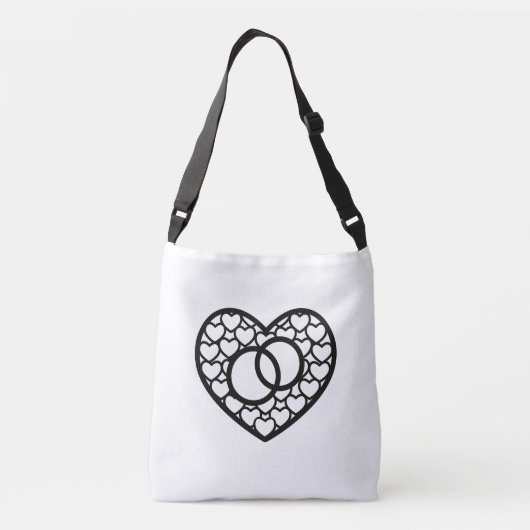 Sac Ajustable Les Cernes mariages Dans Un Coeur (Dos)