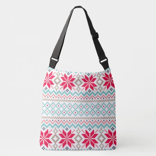 Sac Ajustable Les flocons de neige et Chevron (Devant)