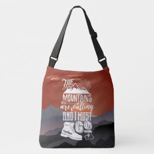 Sac Ajustable Les montagnes sont appelant moi doivent aller art