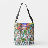 Sac Ajustable Les plages d'Aloha Fourre-tout (Dos)