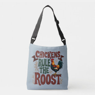Sac Ajustable Les poulets gouvernent la ferme rustique la plus p