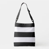 Sac Ajustable Les rayures noires et blanches modernes ont (Dos)