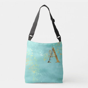 Sac Ajustable *~* Lettre A Parties scintillant Monogramme Gold T