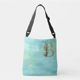 Sac Ajustable *~* LETTRE B -Monogramme Parties scintillant d'or