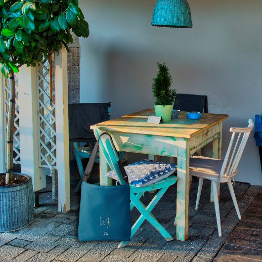 Sac Ajustable Lettre monochrome M infirmière bleu foncé