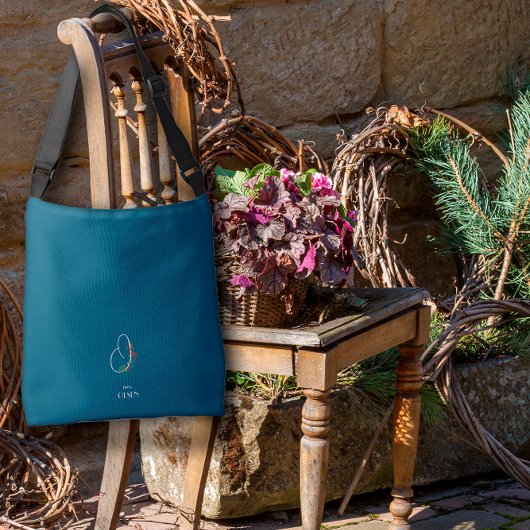 Sac Ajustable Lettre monochrome O infirmière bleu foncé