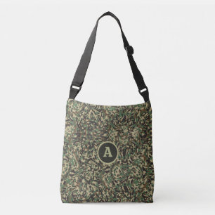 Sac Ajustable LETTRE PERSONNALISÉE VERTE Camouflage tendance
