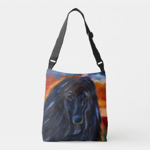 Sac Ajustable Lévrier Afghan noir