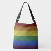 Sac Ajustable LGBT Rainbow Pride drapeau style rétro (Devant)