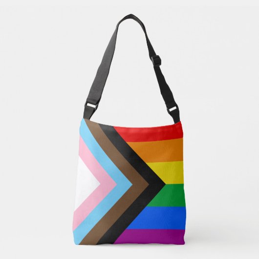 Sac Ajustable LGBTQ+ Indicateur de fierté de progrès (Devant)