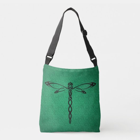 Sac Ajustable libellule céleste verte (Devant)