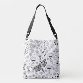 Sac Ajustable libellule et fleurs (Dos)