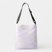 Sac Ajustable Lignes ondulées pointillées colorées (Dos)