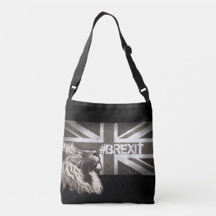Sac Ajustable Lion fier noir et blanc Union Jack #Brexit
